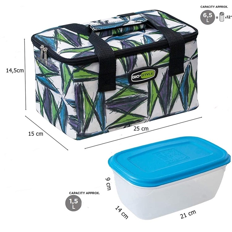 Set Lunch in the city Batik con contenitore