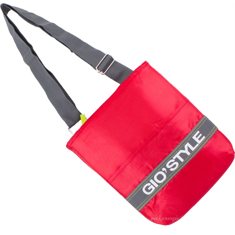 Borsa termica Vela con tracolla rosso