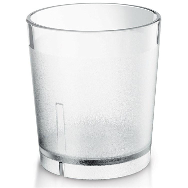 Bicchiere Basso Senza Righe Trasparente Happy Hour 