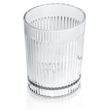 bicchiere basso trasparente