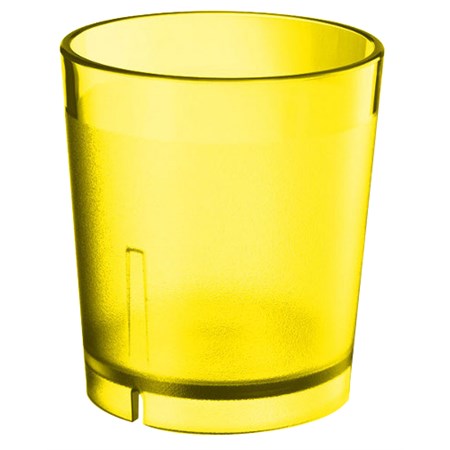 bicchiere basso giallo happy hour guzzini