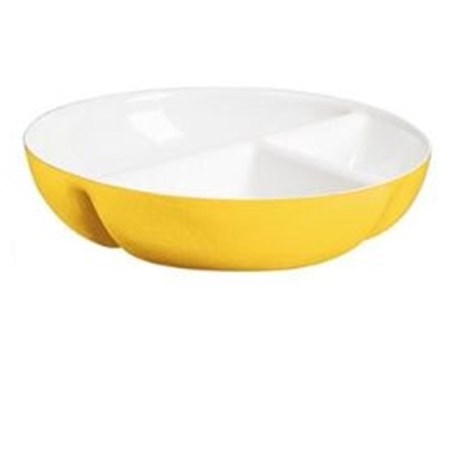 antipastiera vintage gialla guzzini