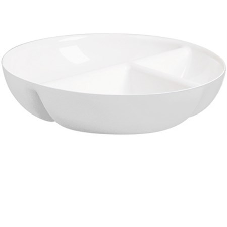 antipastiera bicolore vintage bianco