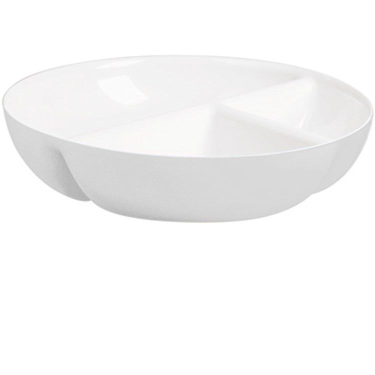 Antipastiera Bicolore Vintage Bianco