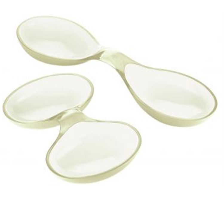 Antipastiera Bicolore Sabbia-avorio