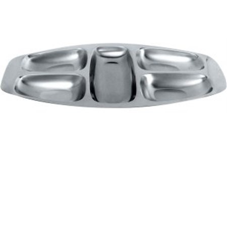 antipastiera 5 scomparti alessi