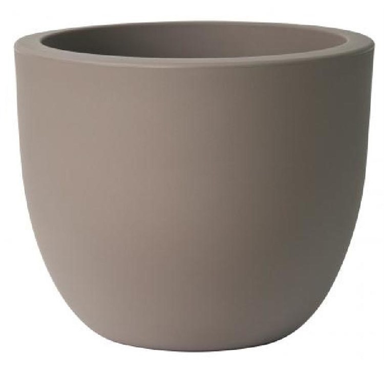 Vaso Etria Doppia Parete Tortora cm 24