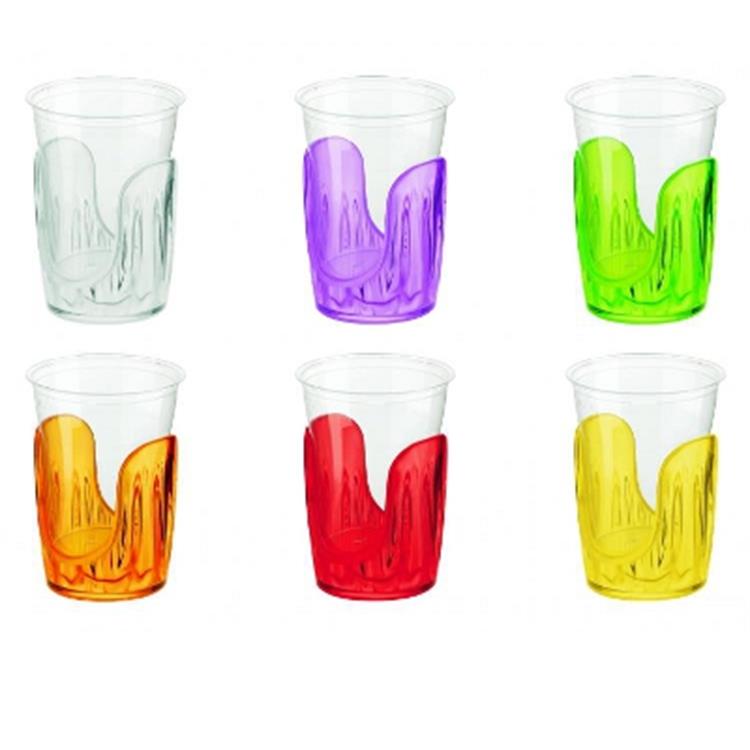 Set 6 Reggibicchieri Aqua Multicolor