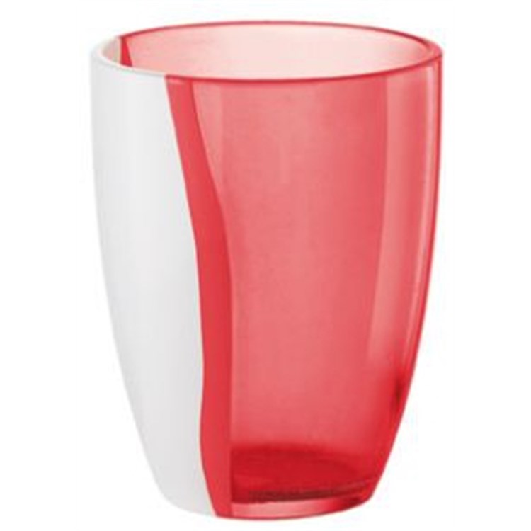 Bicchiere Bibita Bicolore Rosso