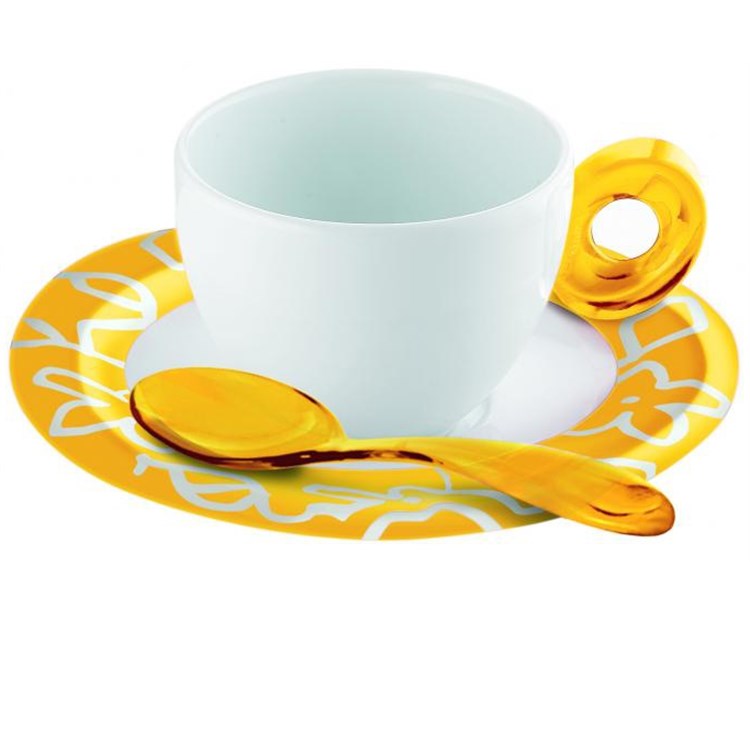 Set 2 Tazzine Caffe Mirage Giallo