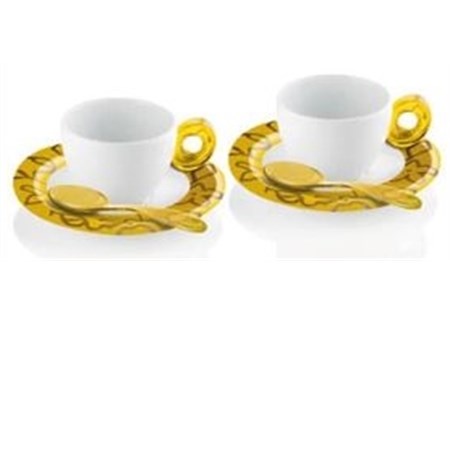 set caffe mirage giallo guzzini