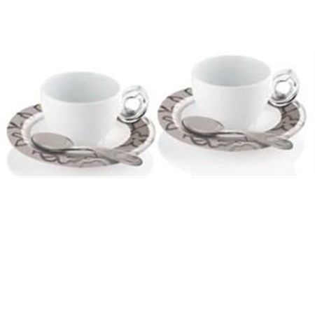 set caffe mirage grigio guzzini