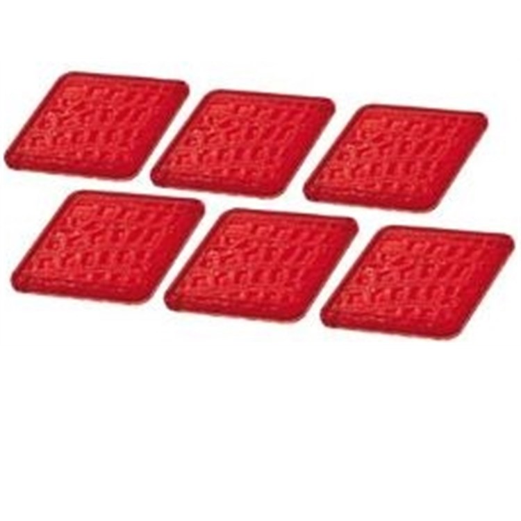 Set Sottobicchieri Rosso