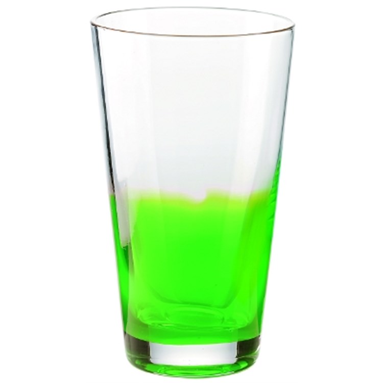 Set 6 Bicchieri Bibita Vetro Verde