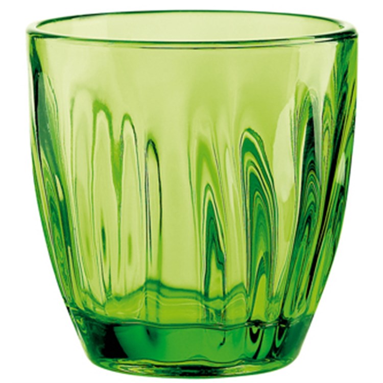 Set 6 Bicchieri Vino In Vetro Verde