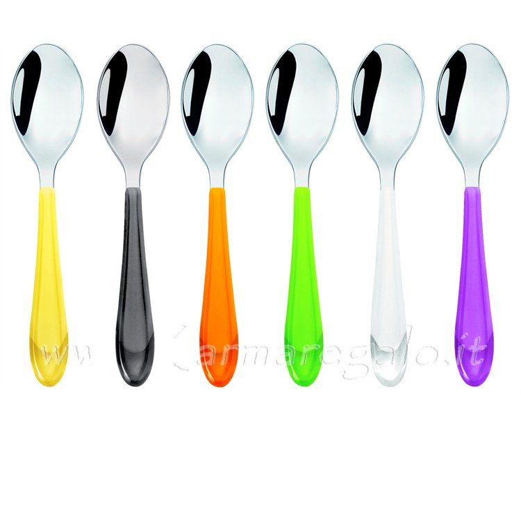 Set 6 Cucchiaini Gocce Multicolor