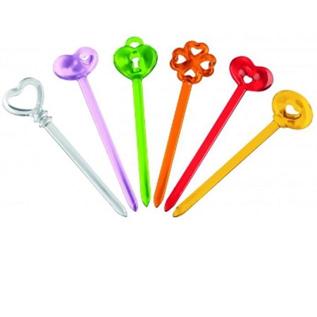 set 6 stecchini per aperitivi guzzini