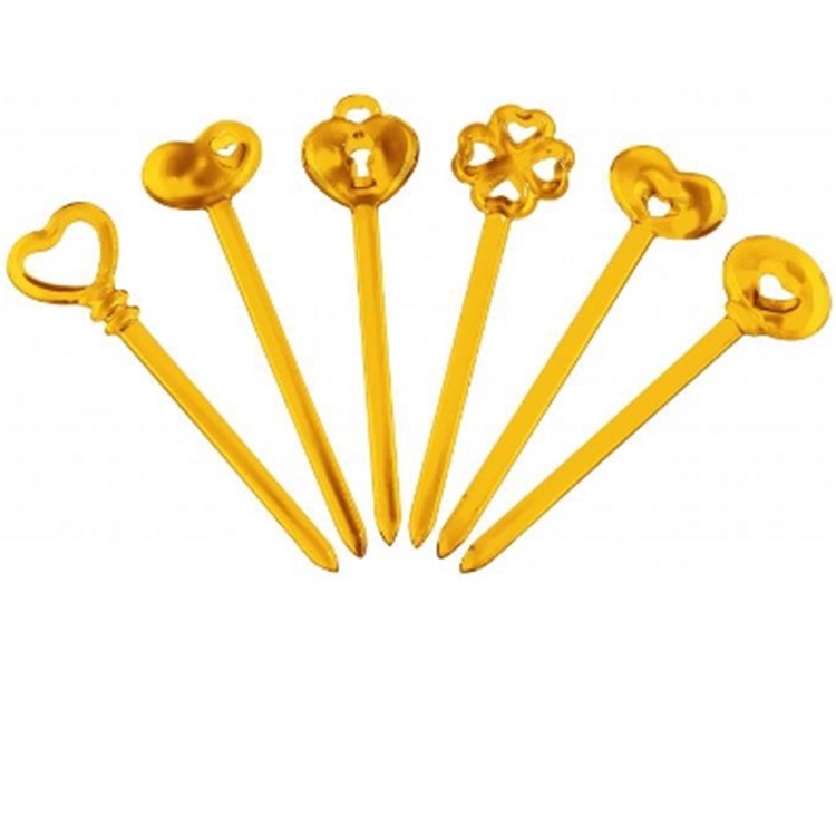 Set 6 Stecchini Per Aperitivi Giallo