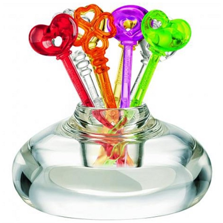 50 Set 12 Stecchini Per Aperitivi Con Base per bomboniera