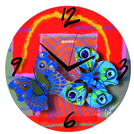 orologio da parete volare rosso guzzini