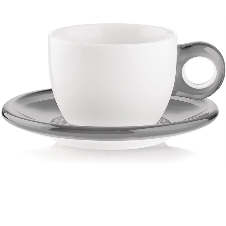 Set 2 tazze da cappuccino Grigio Cielo Guzzini