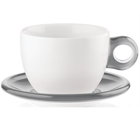 set 2 tazze da colazione grigio cielo guzzini