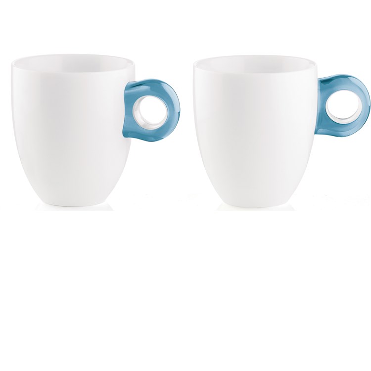 Set 2 Mug Gocce Azzurro mare