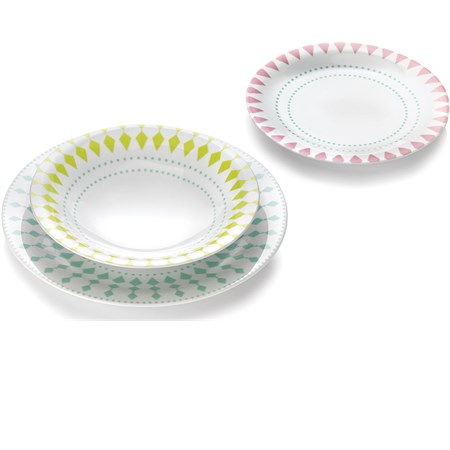 servizio piatti tavola festa glam