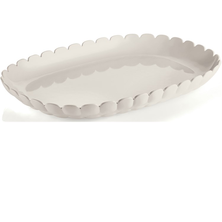 Vassoio Tiffany L Bianco Latte
