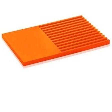 tagliere 40x25 arancio guzzini