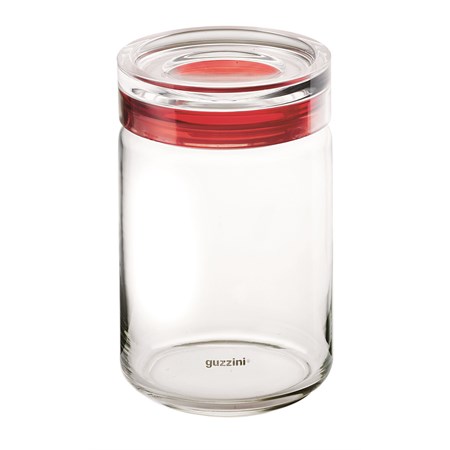 barattolo ermetico 1000cc latina rosso guzzini