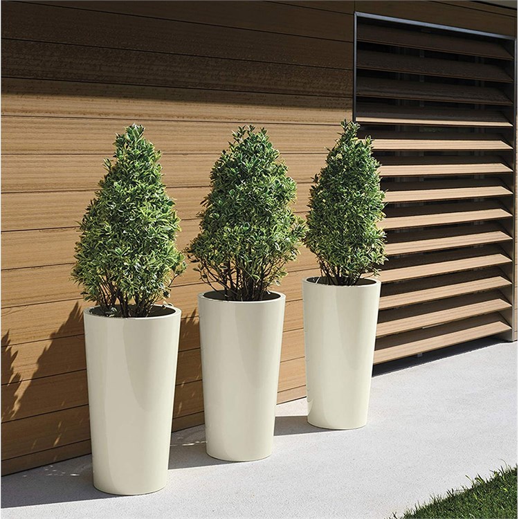 Vaso Tuit Con Conteiner Avorio cm 40 x 73 H