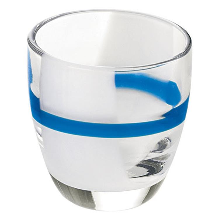 Set 6 Bicchierini Liquore Table Art Blu Decoro 2