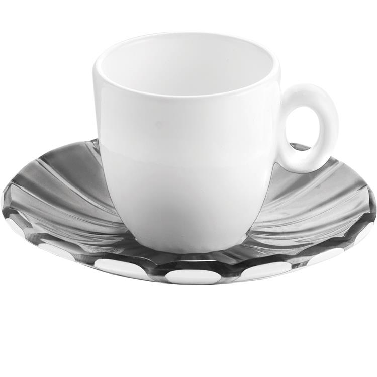 50 Set 2 tazzine grace grigio cielo per bomboniere