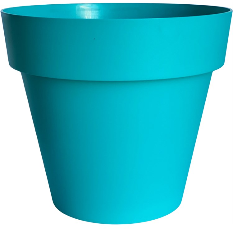 Vaso Mitu Pac con Fori Ottanio cm 18