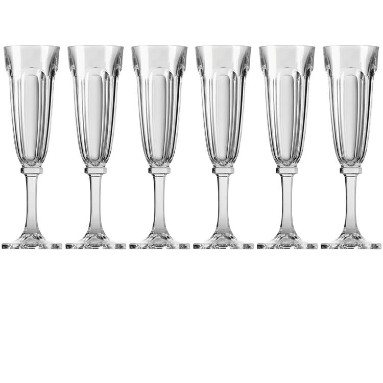 Set 6 Flute Belle Epoque Trasparente