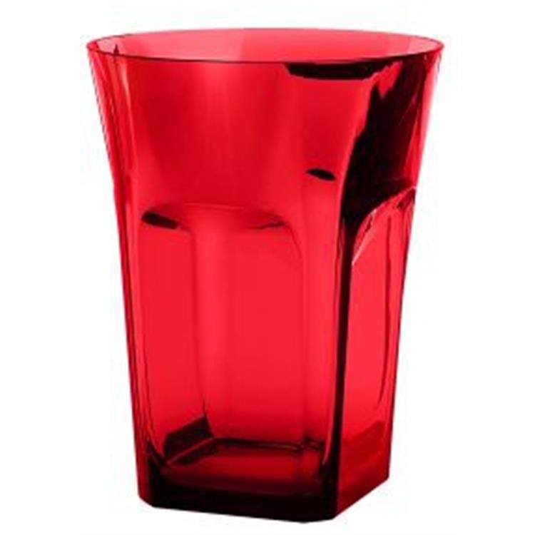 Bicchiere Acqua Belle Epoque Rosso