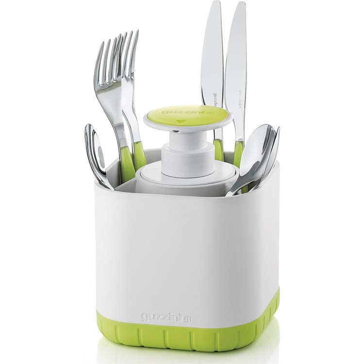 Scolaposate con dosasapone removibile verde