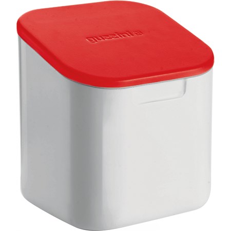 barattolo not only salt my kitchen grigio e rosso