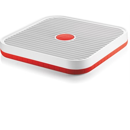 scolapiatti rosso my kitchen guzzini