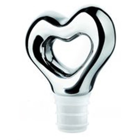 tappo vino cuore cromato guzzini
