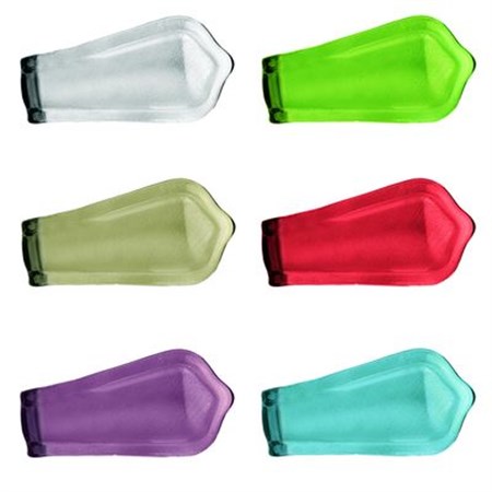 set 6 allacciatovaglioli multicolor guzzini