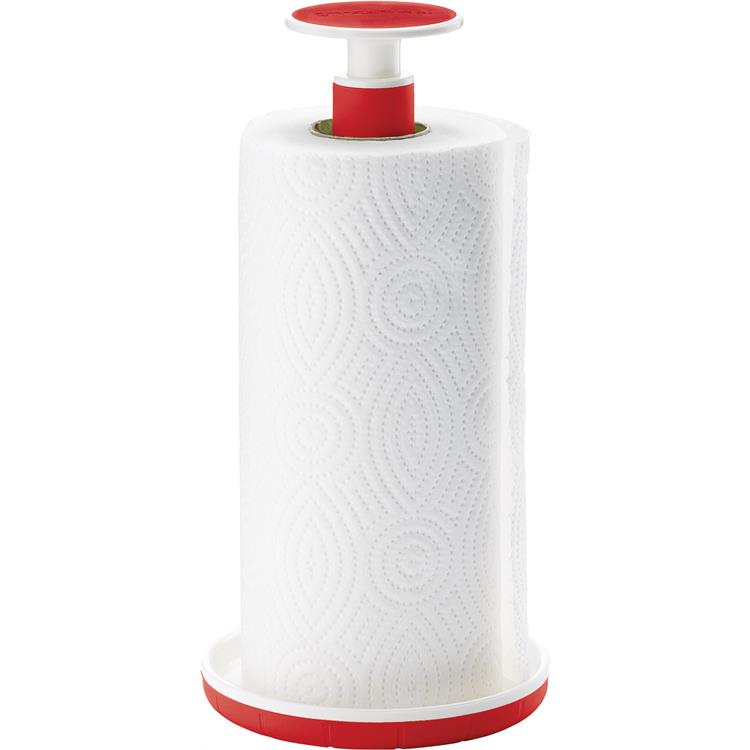 Portarotolo Push e Block Rosso