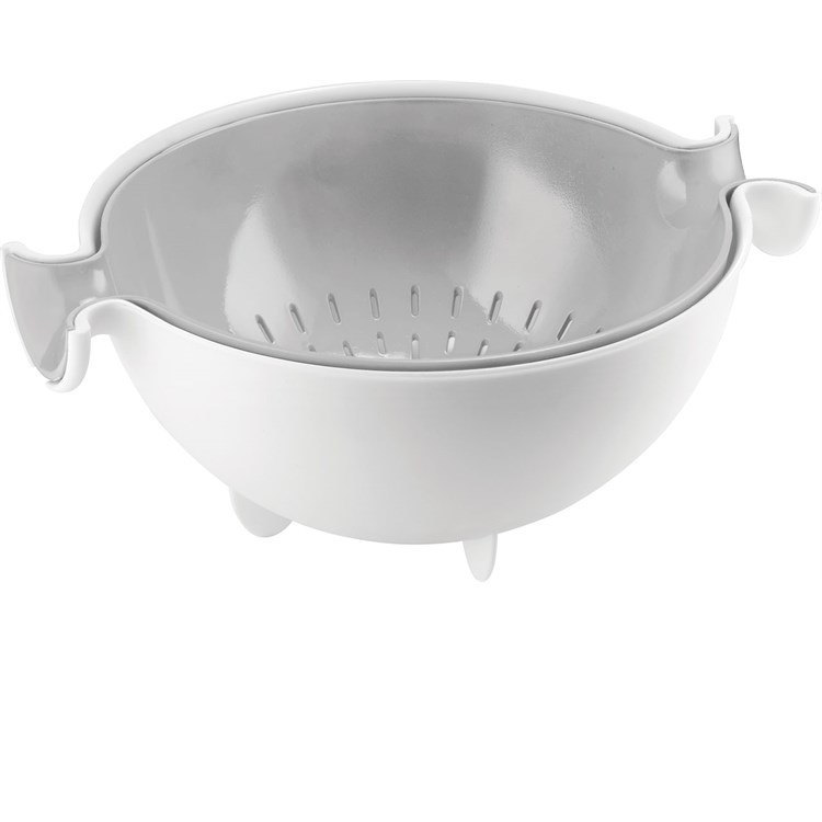 Set scolatutto con contenitore Grigio Spin e Drain