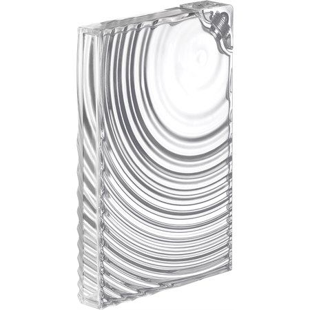 borraccia ripples trasparente