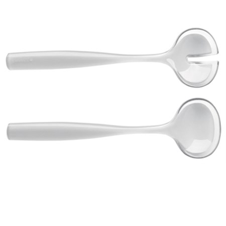 coppia posate insalata grace trasparente guzzini
