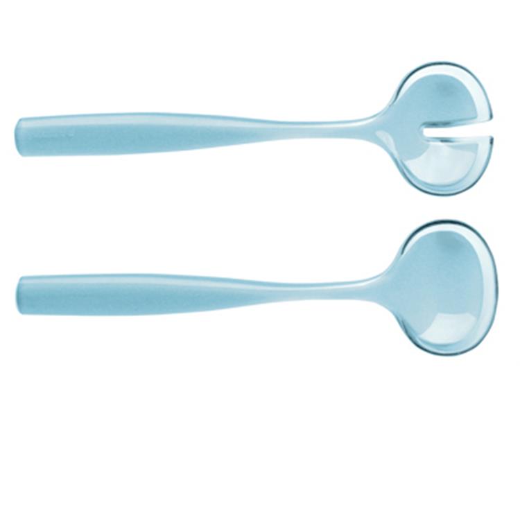 Coppia Posate Insalata Grace Azzurro Mare