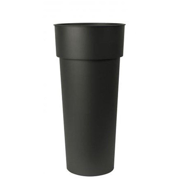 Vaso Duo Con Conteiner Nero cm 38 x 80 H