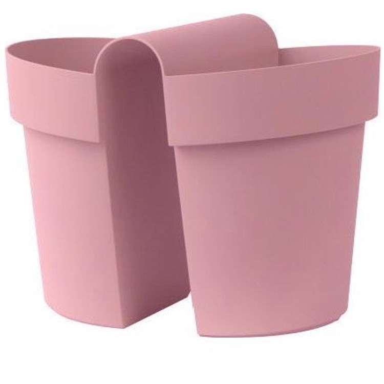 Vaso Be-Up Rosa Quarzo cm 25