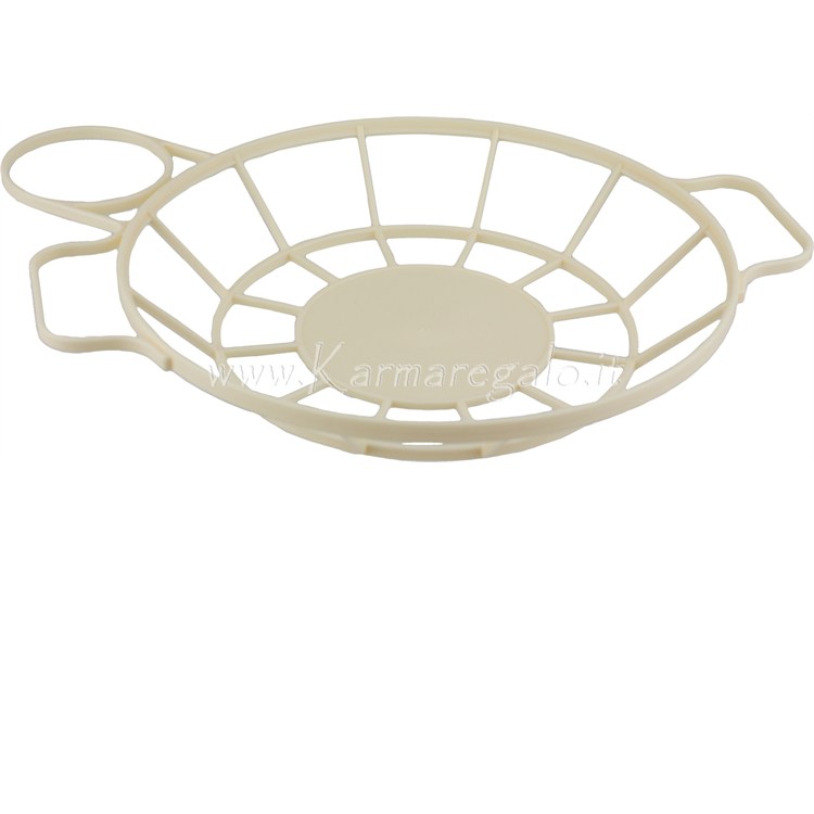 Portapiatto e bicchiere in plastica Avorio 
